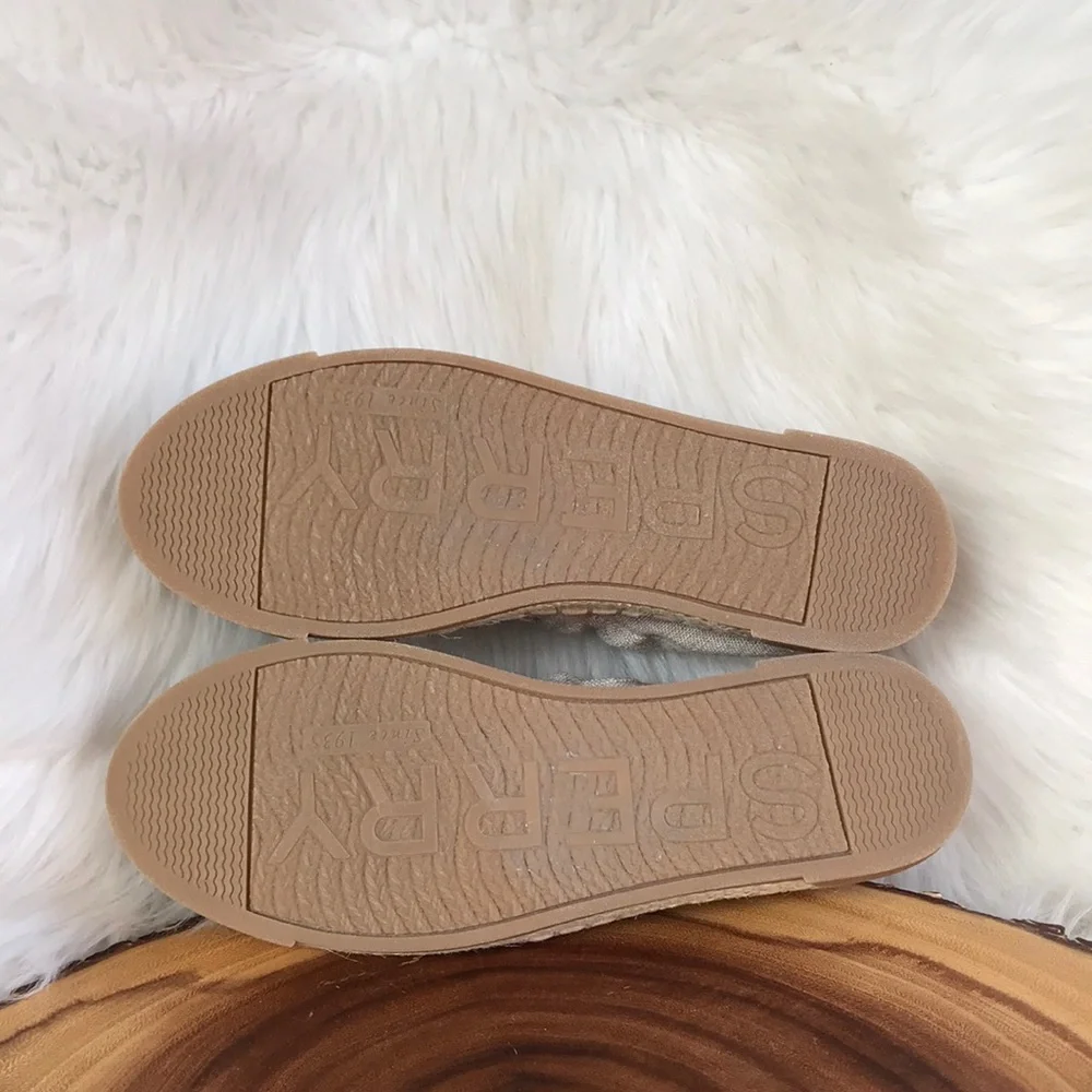 Sperry Women's Espadrille Slip-On Shoes in Natural Beige